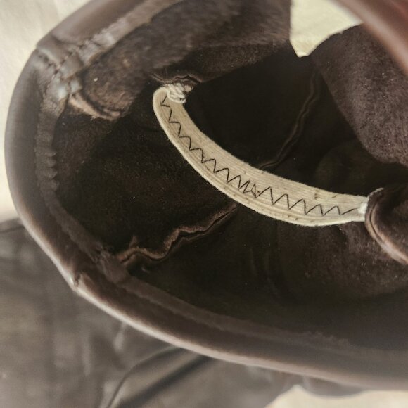 Vintage Military Vietnam Era Men's Leather Gloves - Picture 8 of 10